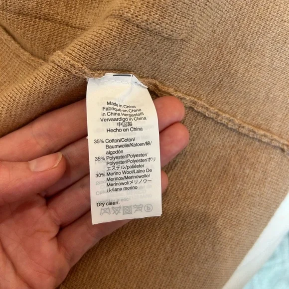 Jcrew - sweater blazer (S) Tan Knit Sweater - Picture 5 of 6